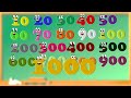 Count 10 to 1000| Let's Count to 1000 Song For Kids| Nursery Rhymes