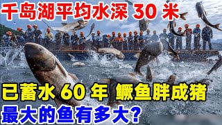 千岛湖平均水深30米，已蓄水60年，鳜鱼胖成猪，最大的鱼有多大？#千岛湖#鱼#百科#科普