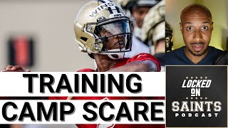 New Orleans Saints Jameis Winston exits camp Day 11 early with foot injury