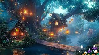 Lost in Hidden Fairy Village in Ancient Forest, Magical Flute Music, Nature Ambience for Heal, Sleep