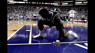 David Robinson's (Sore Back) Dunk Of The Game 1993 NBA Playoffs