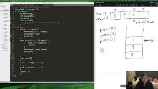 Stacks and Queues 04: Array based Stack Implementation