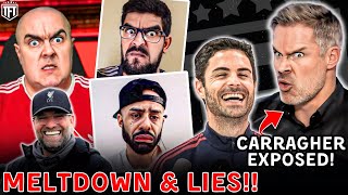 Liverpool Fans LOSE IT with Klopp😡 Carragher's Arsenal HATE & HYPOCRIISY EXPOSED🚨