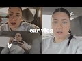 have lunch and get ready with me (in my car...) // VLOG