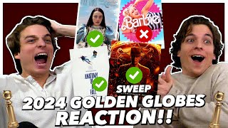 2024 Golden Globe Winners REACTION!!