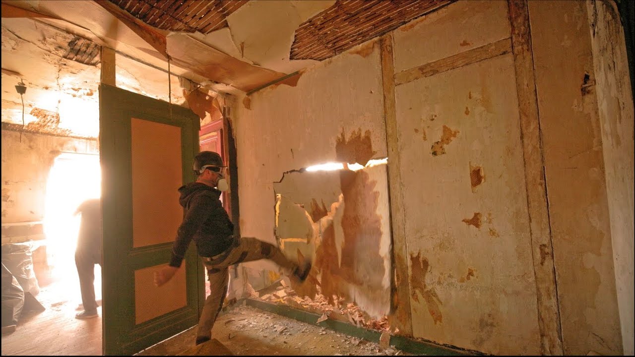 Demolition Day At The Abandoned House Renovation Youtube