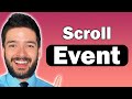 INSANE Interactives with JavaScript Scroll Event in 1 Minute!