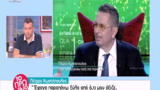 Entertv: Ο Πέτρος Κωστόπουλος στην εκπομπή του Θέμου Αναστασιάδη