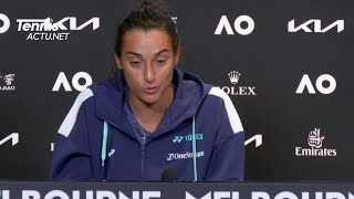 Australian Open 2024 - Caroline Garcia, en larmes : "Ça me bouffe ! Pourquoi je fais ça... "