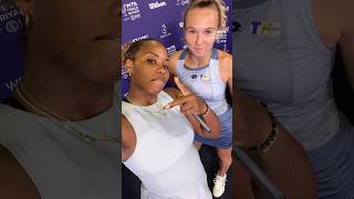 Taylor Townsend \u0026 Katerina Siniakova on making it to the #WTAFinalsRiyadh DOUBLES FINAL ✌️ #WTA