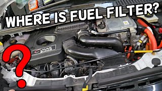 WHERE IS FUEL FILTER ON FORD C-MAX FORD FUSION LINCOLN MKZ