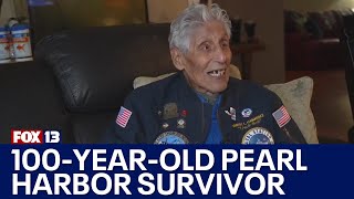 100-year-old Pearl Harbor survivor speaks on 83rd anniversary of attack | FOX 13 Seattle