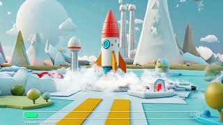 10 Second Countdown Timer - Space Rocket