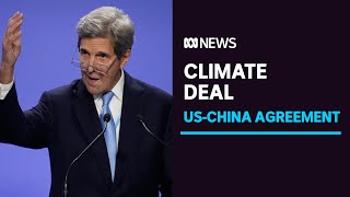 China and US make surprise climate change promise | ABC News