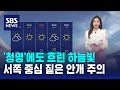 [날씨] '청명'에도 흐린 하늘빛…서쪽 중심 짙은 안개 주의 / SBS