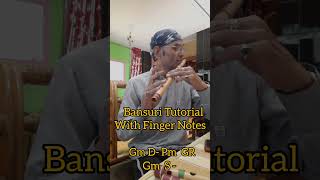 Ghodi Pe Sawar Finger And Notes Bansuri Tutorial #short #qala #anjaniflute #Bansuri #Notes