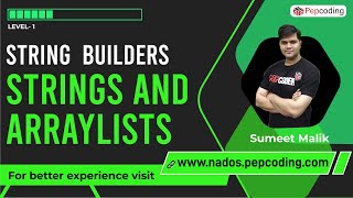 String Builder - Usage and Performance | Strings and Arraylists