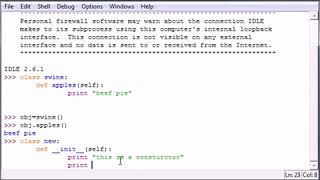 Python Programming Tutorial 37 Constructors