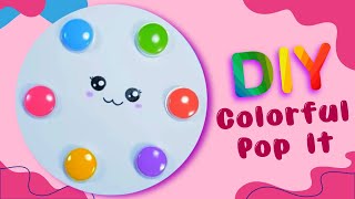 Colorful Pop It - VIRAL TIKTOK FIDGET TOY HACKS AND CRAFTS - DIY STRESS TOY IDEAS