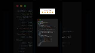 Creating a five star rating system on your HTML web page is now easier than ever! #html #css