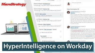 MicroStrategy HyperIntelligence plus Workday