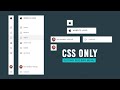 Sliding Sidebar Menu in Html and CSS