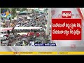 devotees rush simhachalam temple సింహాచలంలో గిరి ప్రదక్షిణకు తరలివస్తున్న భక్తులు