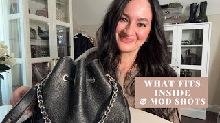 LOUIS VUITTON BELLA MAHINA BAG REVIEW | WHAT FITS INSIDE + MOD SHOTS