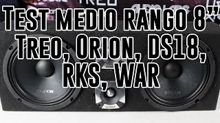 Test medio rango 8  Treo, Orion, DS18, RKS, WAR