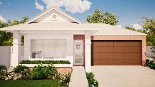 Canterbury 4 Bed-2 Bathroom Design  for 12.5 m Frontage