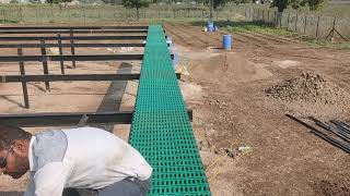 PP plastic saltted floor goat farming in maharashtra