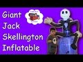 GIANT JACK SKELLINGTON AIRBLOWN INFLATABLE DISNEY NIGHTMARE BEFORE CHRISTMAS LAWN DECOR