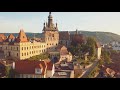 sighisoara transylvania drone video