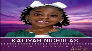 Kaliyah Nicholas Funeral Service | December 23, 2025