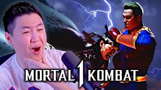 MORTAL KOMBAT 1 - HOMELANDER & FERRA GAMEPLAY TRAILER!! [REACTION]
