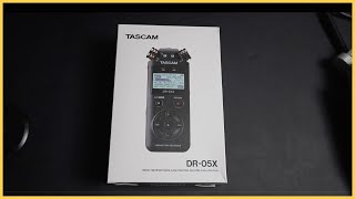 Tascam DR 05 X - A really good Audio Recorder under $100