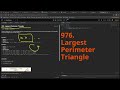 Leetcode Daily Challenge 976. Largest Perimeter Triangle 28 Sep 2025 | DevOps Python Practice