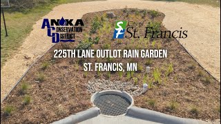 Rain Garden Construction Video – 225th Lane Outlot, St. Francis, MN