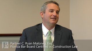 Florida Bar Board-Certified Construction Law Attorney And Jimerson Birr Partner Ryan Maloney