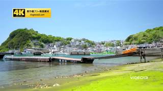 【4K】港町（雑賀崎）シリーズ（著作権フリー動画素材／商用利用可能）