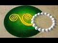 Simple Rangoli Design For Festival | Rangoli Design | Easy Rangoli | Relaxing Videos | Top Rangolis