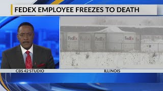 FedEx worker freezes to death in cold