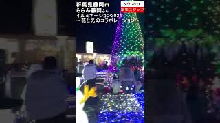 ららん藤岡イルミネーション2024～花と光のコラボレーション～（群馬県藤岡市） #群馬県 #イルミネーション  #道の駅 #ハイウエイオアシス #藤岡市 #上信越自動車道