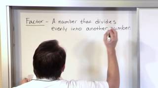 Lesson 3 - Finding Factors Of Numbers - (5th Grade Math)