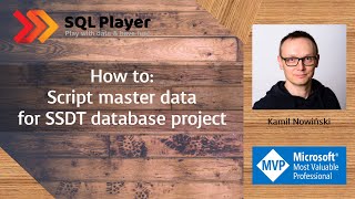Scripting static data from SQL Server tables for SSDT database project
