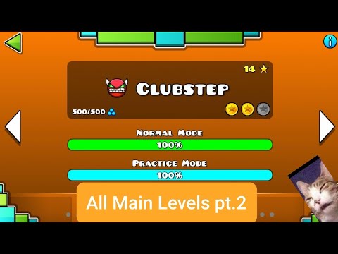 Geometry Dash All Main Robtop Level Pt.2 - YouTube