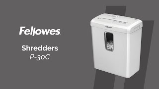 Fellowes Powershred P-30C Cross-Cut Paper Shredder