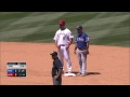 tex@laa pujols swipes 100th stolen base of career