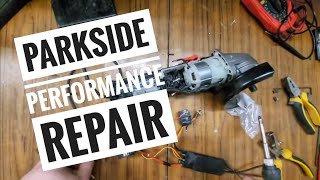 Naprawa PARKSIDE PERFORMANCE  szlifierka PWSAP 20 Li C3 repair