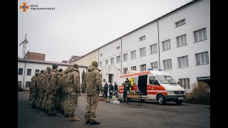 Рятувальники Хмельниччини провели навчання з хімічної безпеки для майбутніх прикордонників